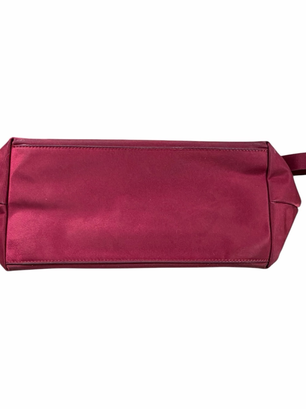 Tumi Voyager Plum Nylon Shoulder Bag, Leather Trim, 6 Pockets,Adjustable Strap - Picture 5 of 12
